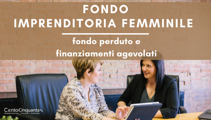 fondo impresa femminile