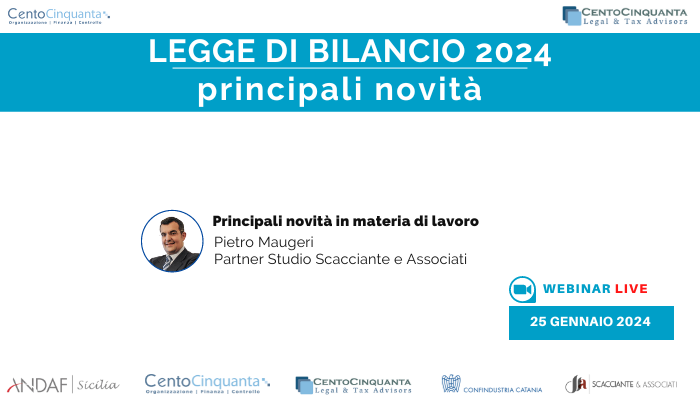 Principali novità in materia di lavoro