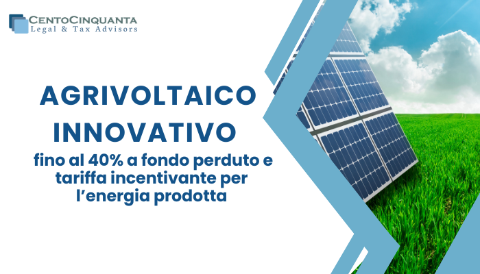 agrivoltaico innovativo