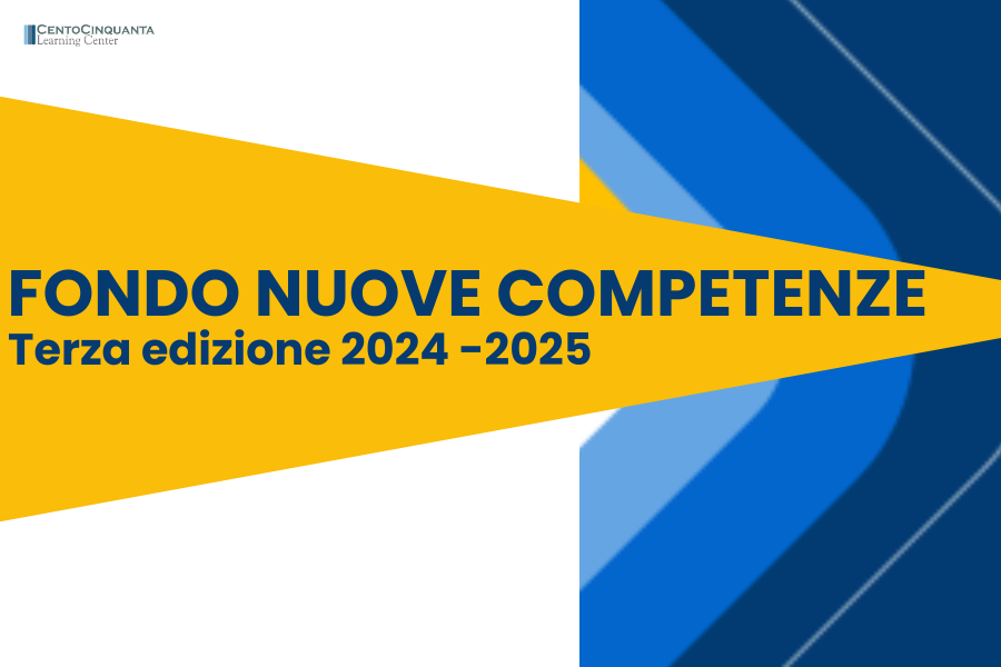 Fondo nuove competenze terza edizione