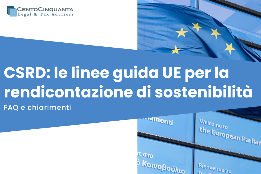 CSRD le linee guida UE per la rendicontazione di sostenibilità